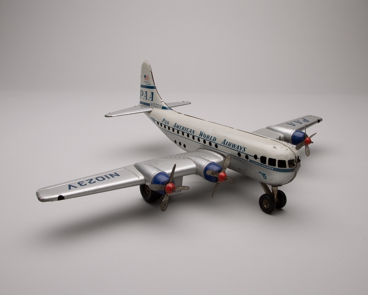 Image: toy airplane: Pan American World Airways, Boeing 377 Stratocruiser