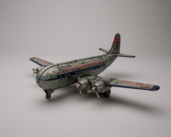 Objects | toy airplane: Boeing 377 Stratocruiser | SFO Museum