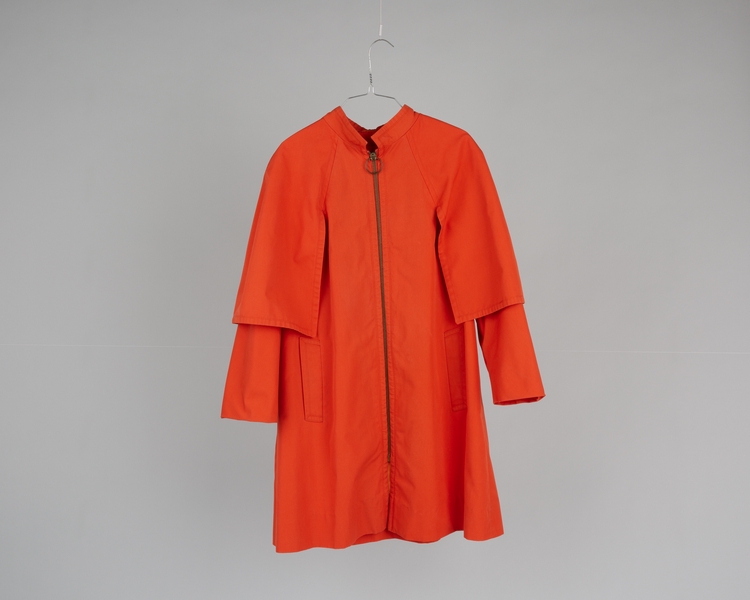 Image: air hostess cape coat: TWA (Trans World Airlines), winter