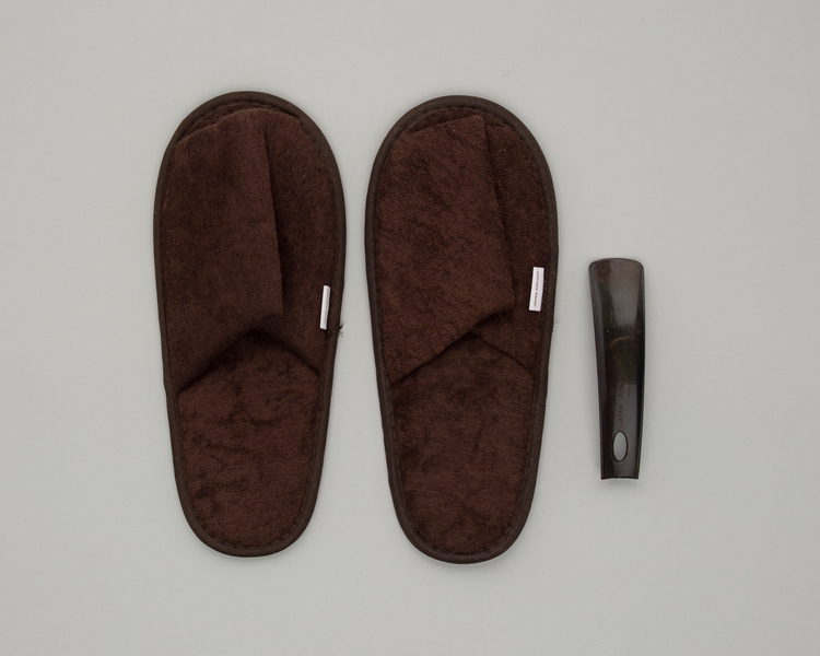 Image: slippers and shoehorn: Japan Airlines