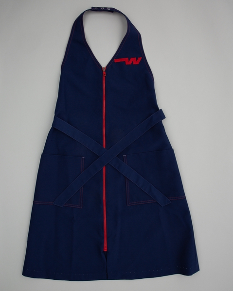 Image: flight attendant apron: Western Airlines