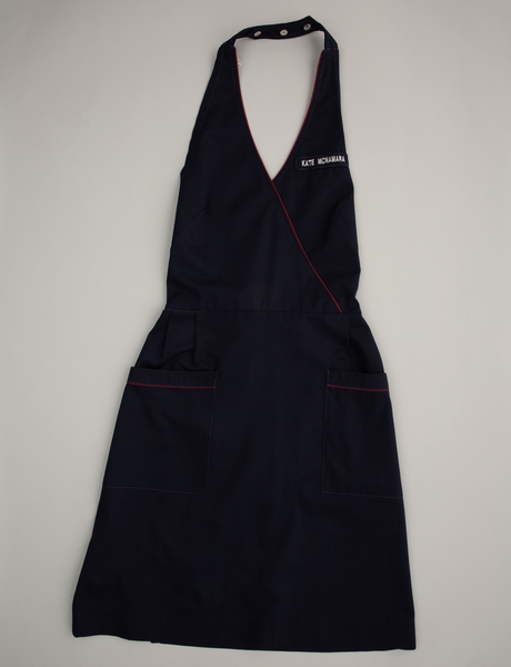 Image: flight attendant apron: United Airlines