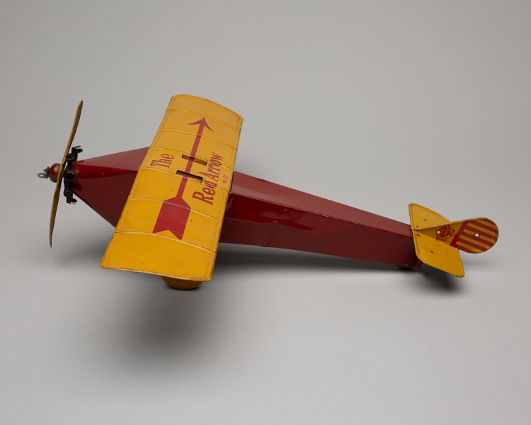 Image: toy airplane: The Red Arrow