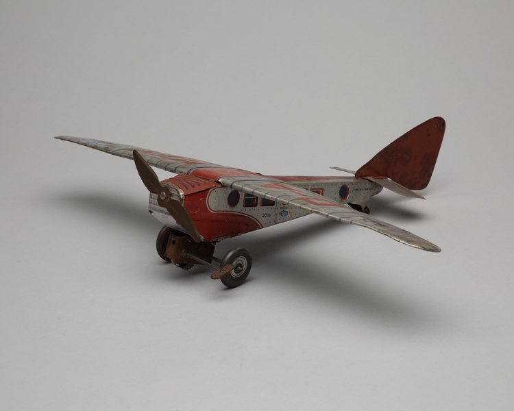 Image: toy airplane: high wing monoplane