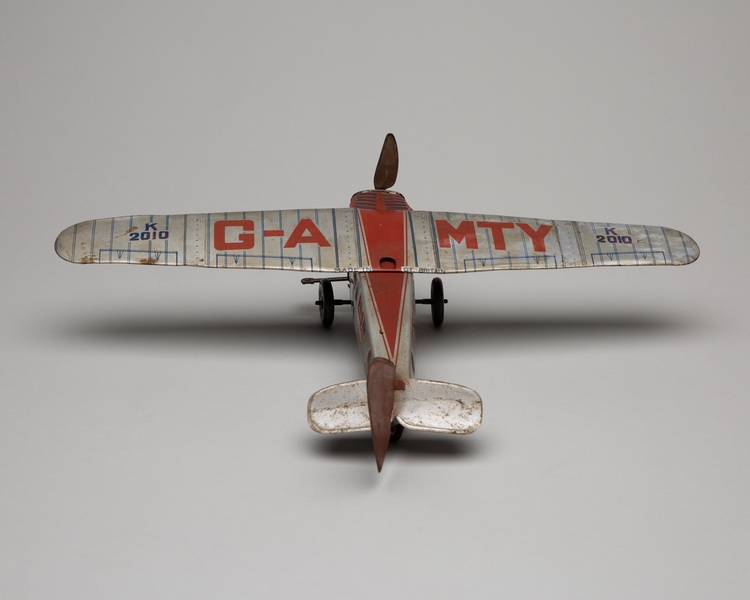 Image: toy airplane: high wing monoplane