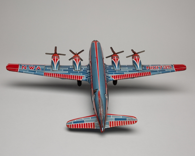 Image: toy airplane: Douglas DC-7 Northwest Airlines