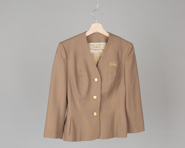 Image: stewardess jacket: United Air Lines, winter