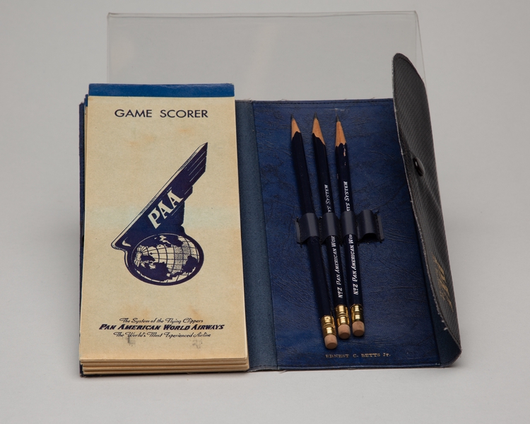 Image: game scorer: Pan American World Airways