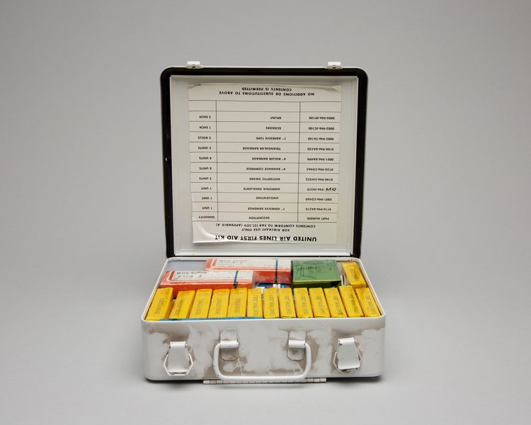 Image: first aid medical kit: United Air Lines