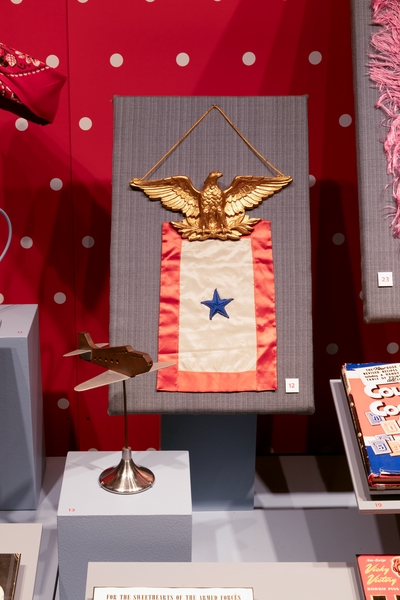 Image: Installation view of "Rosie the Riveter: Womanpower in Wartime"