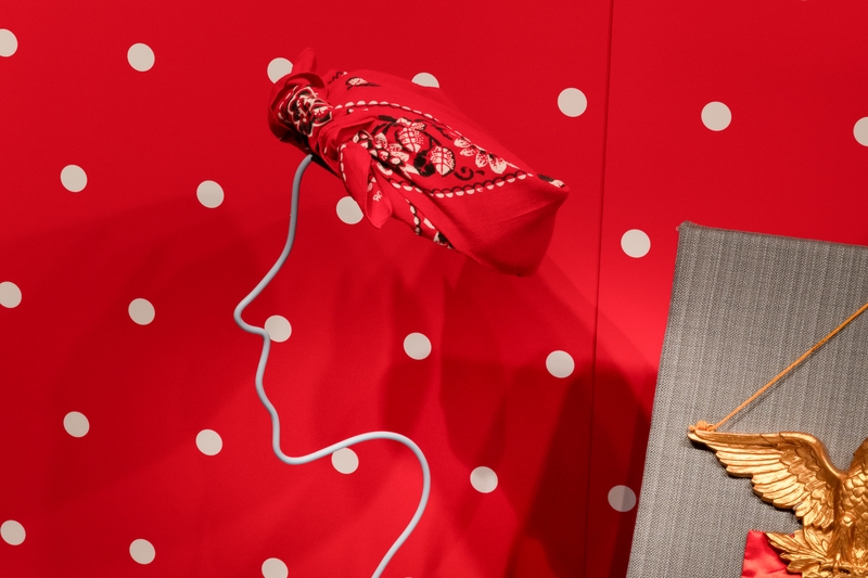 Image: Installation view of "Rosie the Riveter: Womanpower in Wartime"