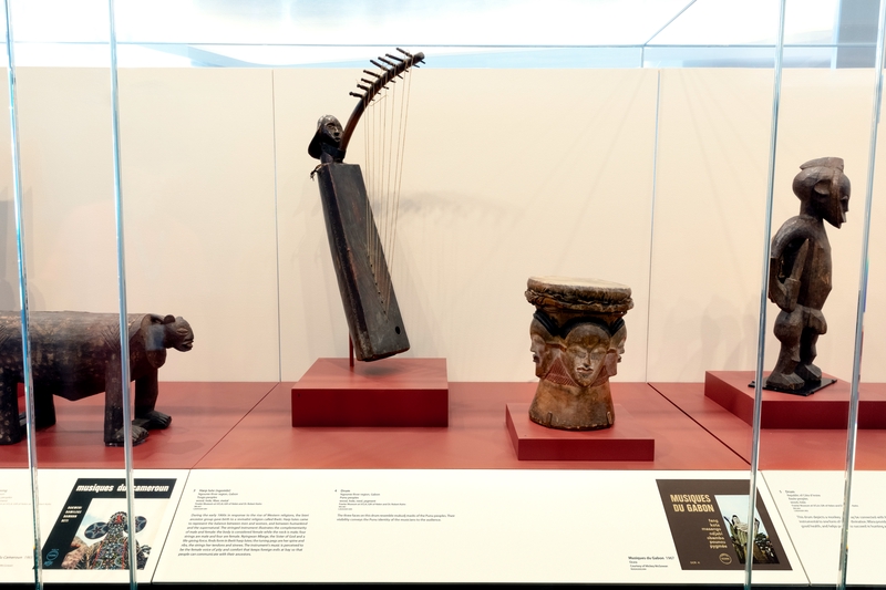 Image: Installation view of "The Art of the African Instrument"