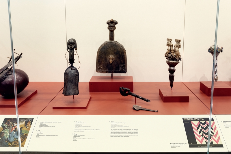 Image: Installation view of "The Art of the African Instrument"