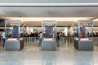 Image: Installation view of "The Enduring Spirit of Haitian Metal Sculpture"