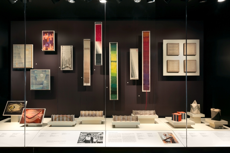 Image: Installation view of "Kay Sekimachi: A Tradition of Weaving"