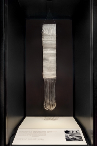 Image: Installation view of "Kay Sekimachi: A Tradition of Weaving"