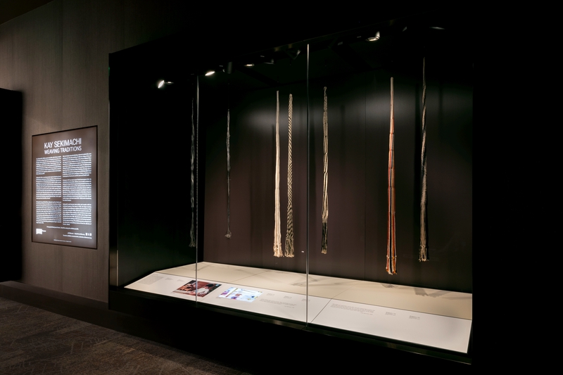 Image: Installation view of "Kay Sekimachi: A Tradition of Weaving"