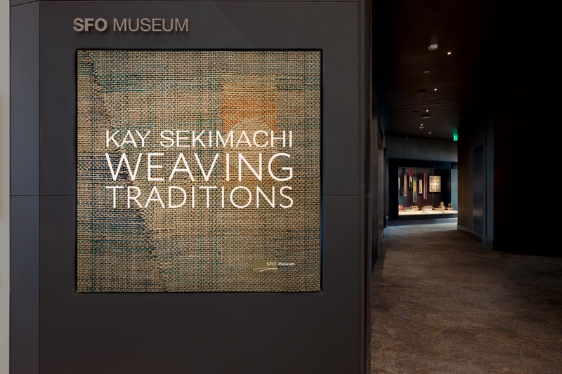 Image: Installation view of "Kay Sekimachi: A Tradition of Weaving"