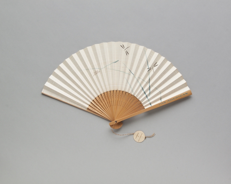 Image: folding fan: Pan American World Airways