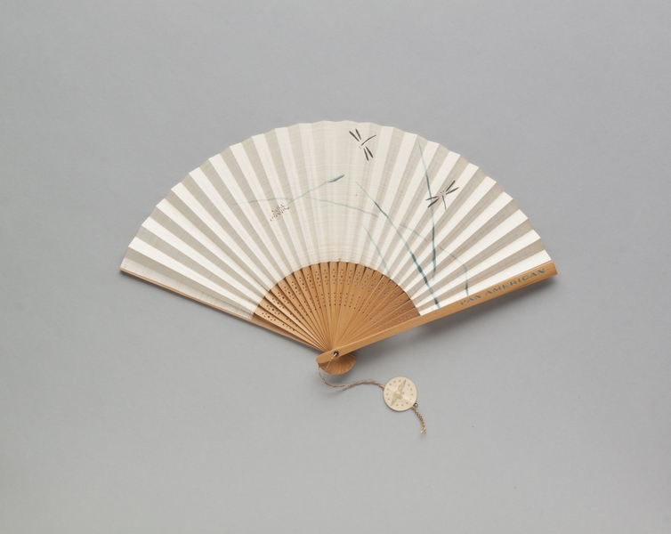 Image: folding fan: Pan American World Airways