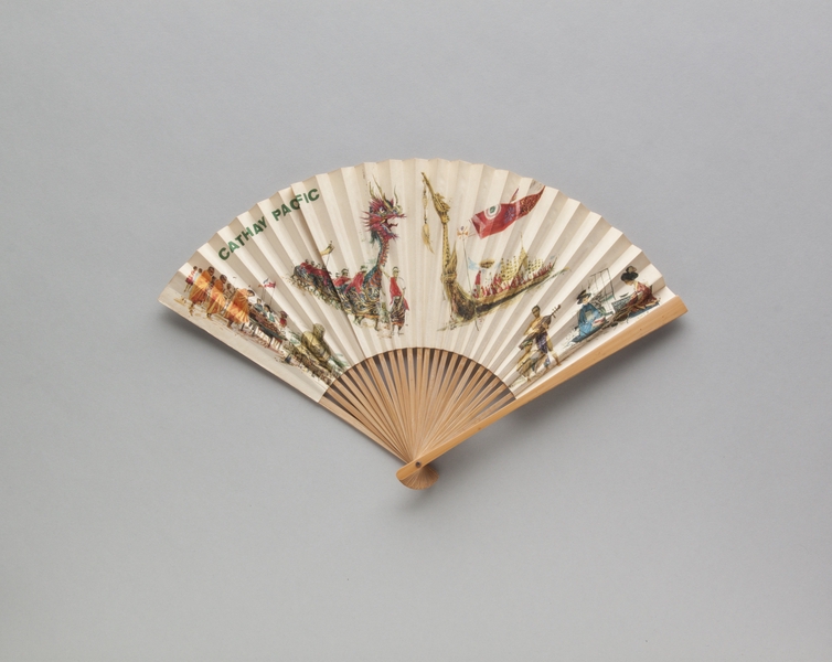Image: folding fan: Cathay Pacific Airways