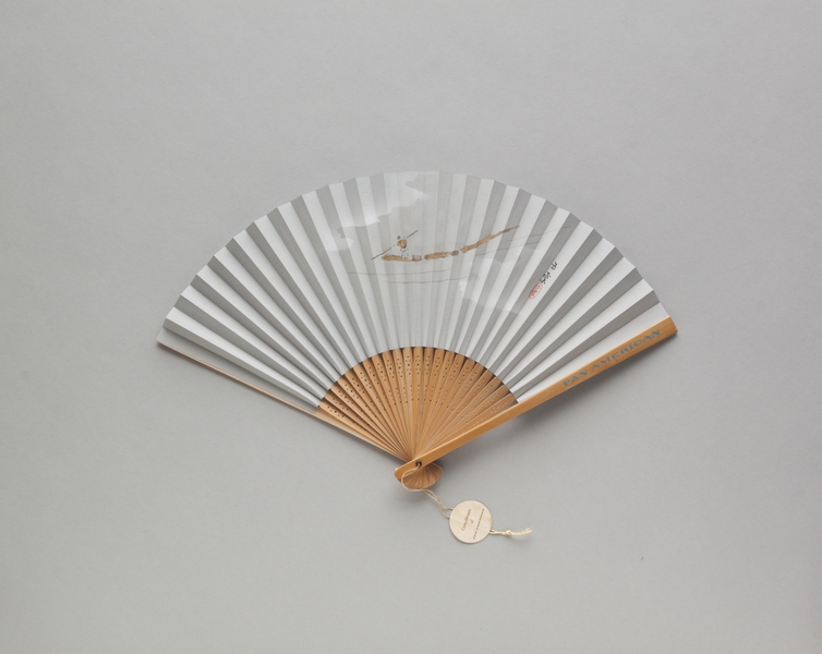 Image: folding fan: Pan American World Airways