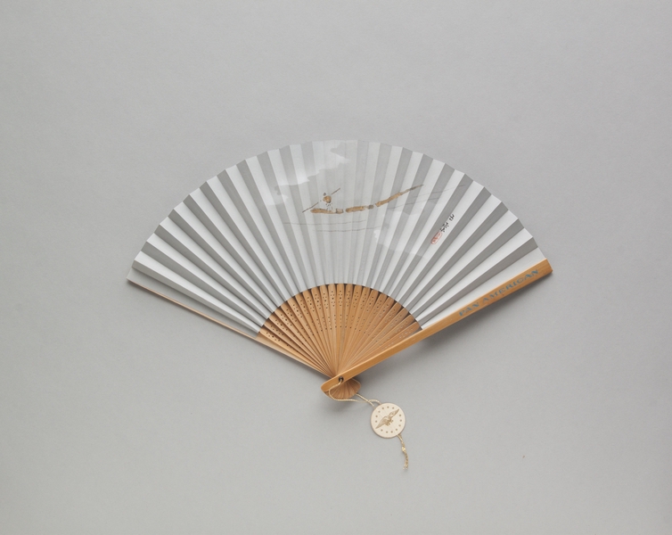 Image: folding fan: Pan American World Airways