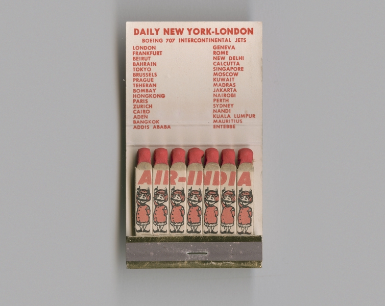 Image: matchbook: Air India