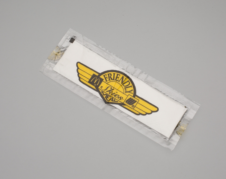 Image: utensil set: United Airlines, Friendly Skies Meal