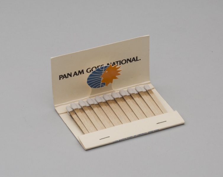 Image: matchbook: Pan American World Airways, National Airlines