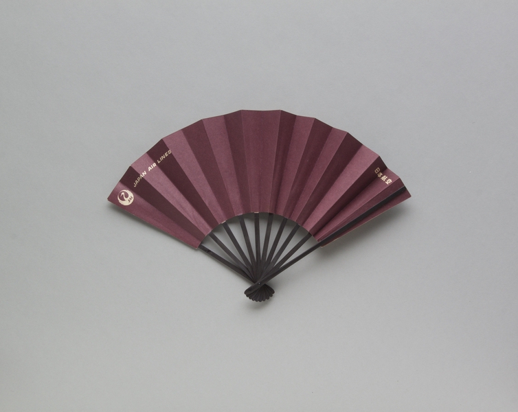 Image: folding fan: Japan Air Lines