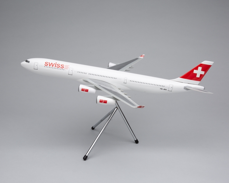 Image: model airplane: Swiss International Air Lines, Airbus A340-313X