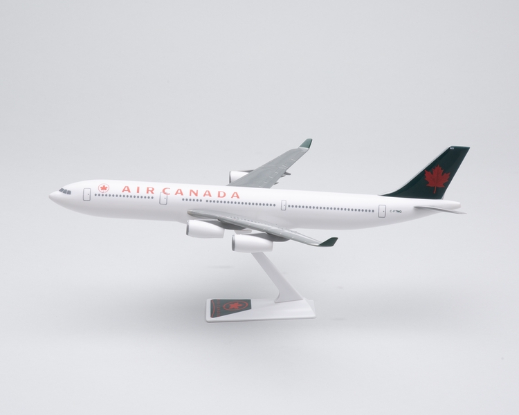 Image: model airplane: Air Canada, Airbus A340