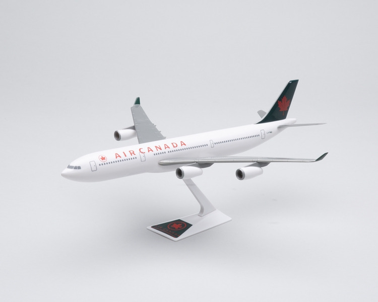 Image: model airplane: Air Canada, Airbus A340