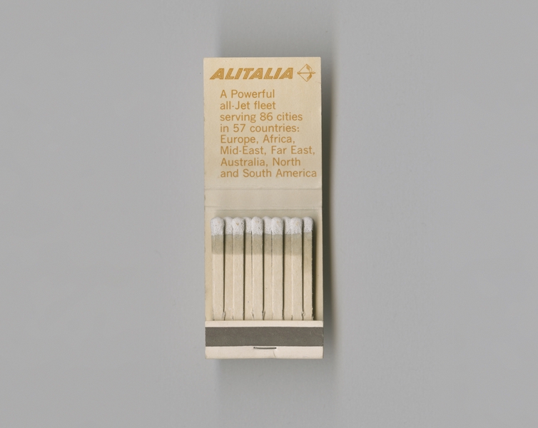 Image: matchbook: Alitalia