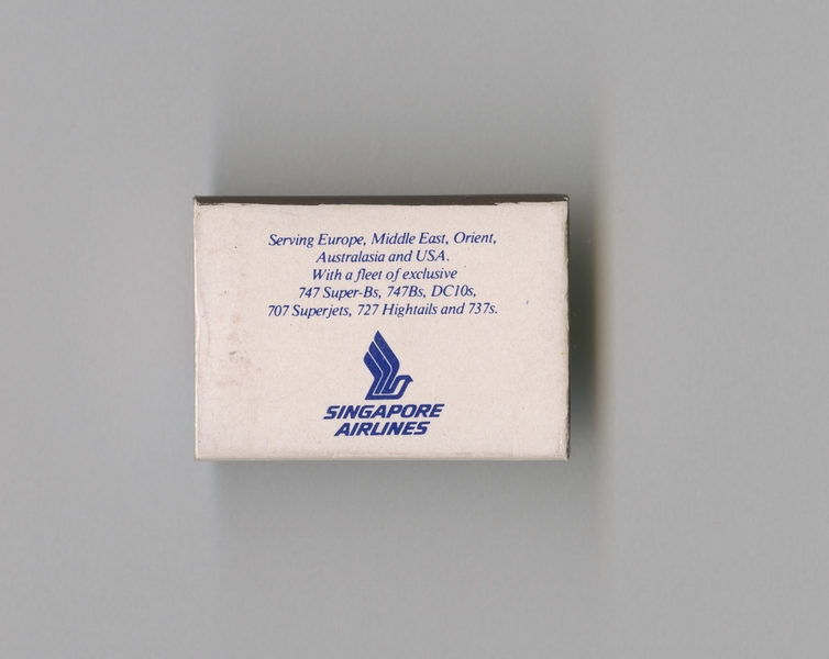 Image: matchbox: Singapore Airlines