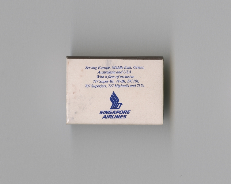 Image: matchbox: Singapore Airlines