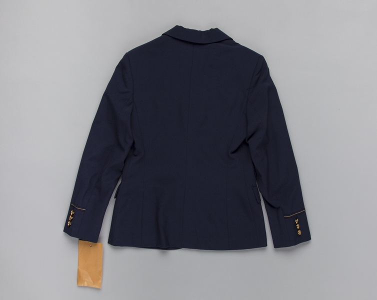 Image: flight attendant jacket: United Airlines