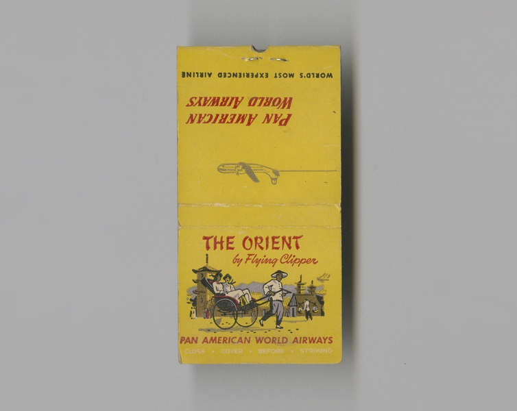 Image: matchbook: Pan American World Airways, Orient