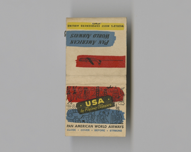 Image: matchbook: Pan American World Airways, U.S.A.