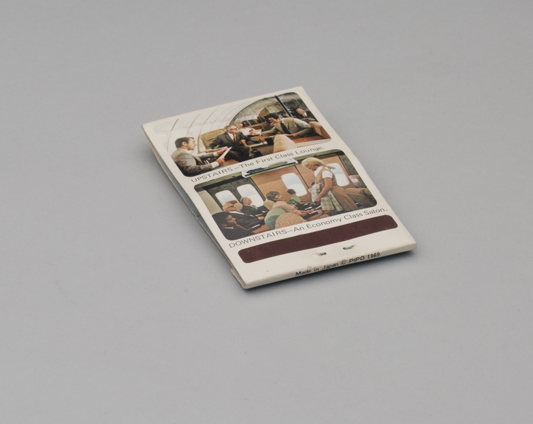 Image: matchbook: Pan American World Airways, Boeing 747