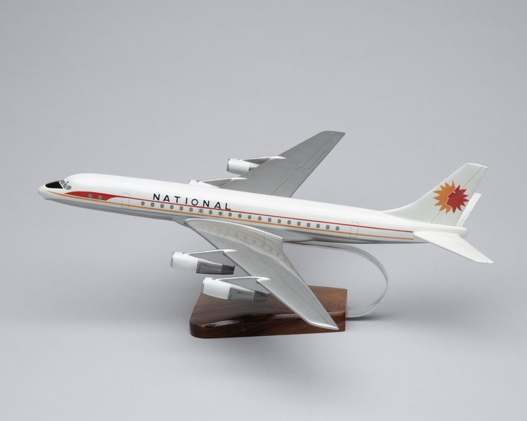Image: model airplane: National Airlines, Douglas DC-8