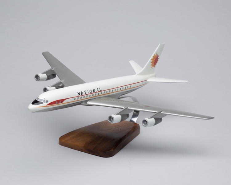 Image: model airplane: National Airlines, Douglas DC-8