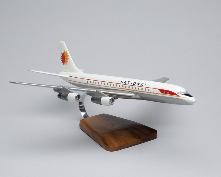 Image: model airplane: National Airlines, Douglas DC-8