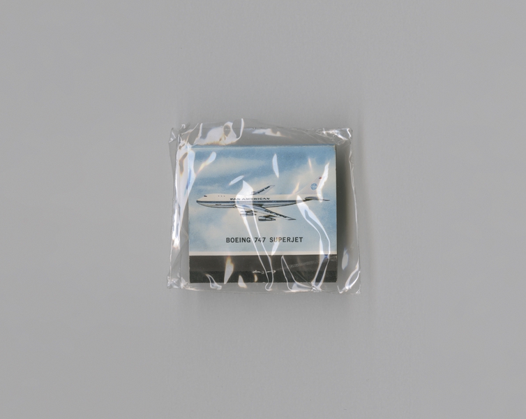 Image: matchbook: Pan American World Airways, France