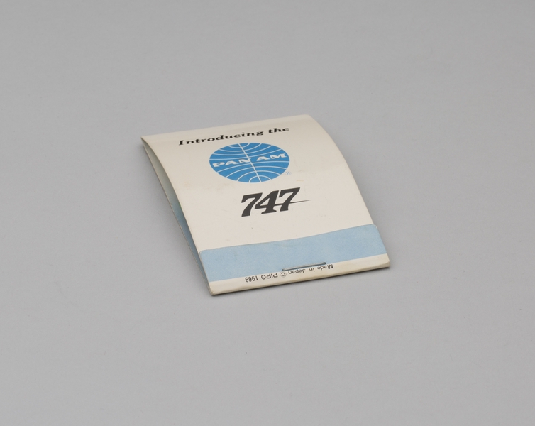 Image: matchbook: Pan American World Airways, Boeing 747