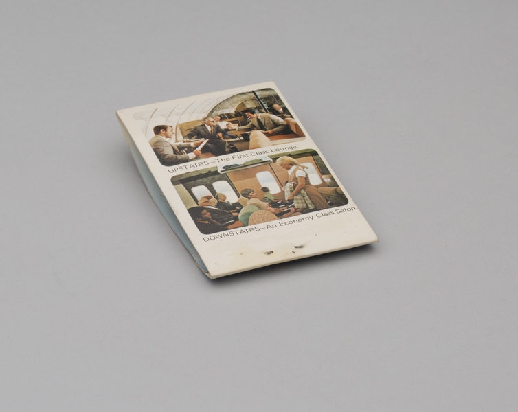 Image: matchbook: Pan American World Airways, Boeing 747