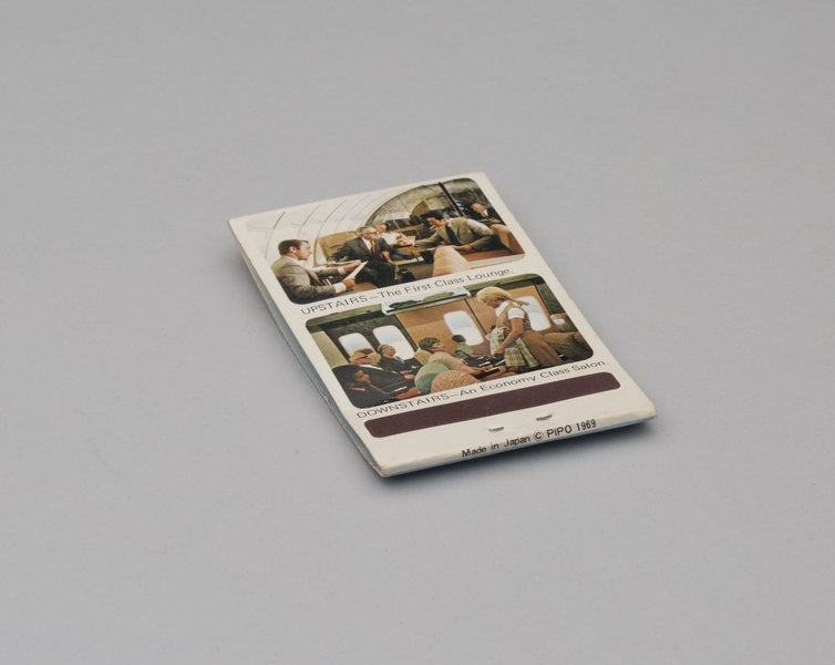 Image: matchbook: Pan American World Airways, Boeing 747