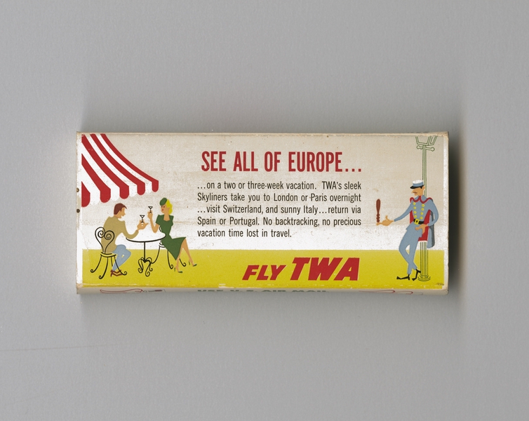 Image: matchbook set: TWA (Trans World Airlines)
