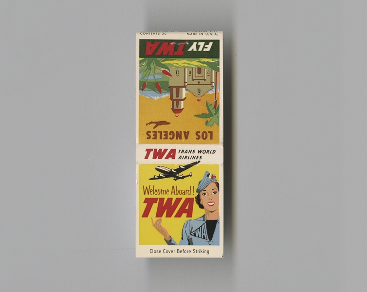 Image: matchbook set: TWA (Trans World Airlines)
